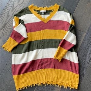 [ peach love ] sweater